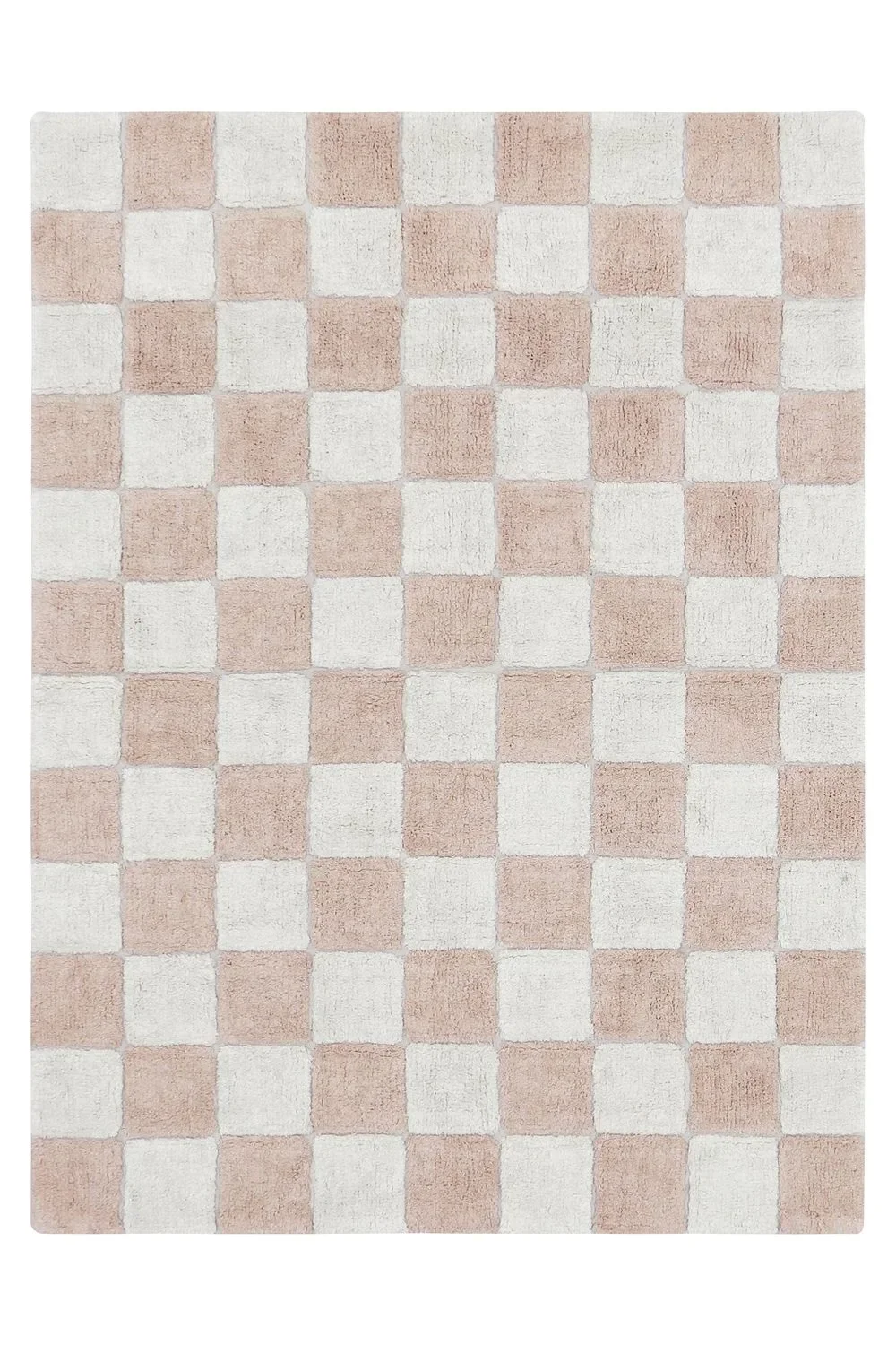 Lorena Canals Waschbarer Teppich in der Küche - Tiles, Dark grey, Farbe: rose