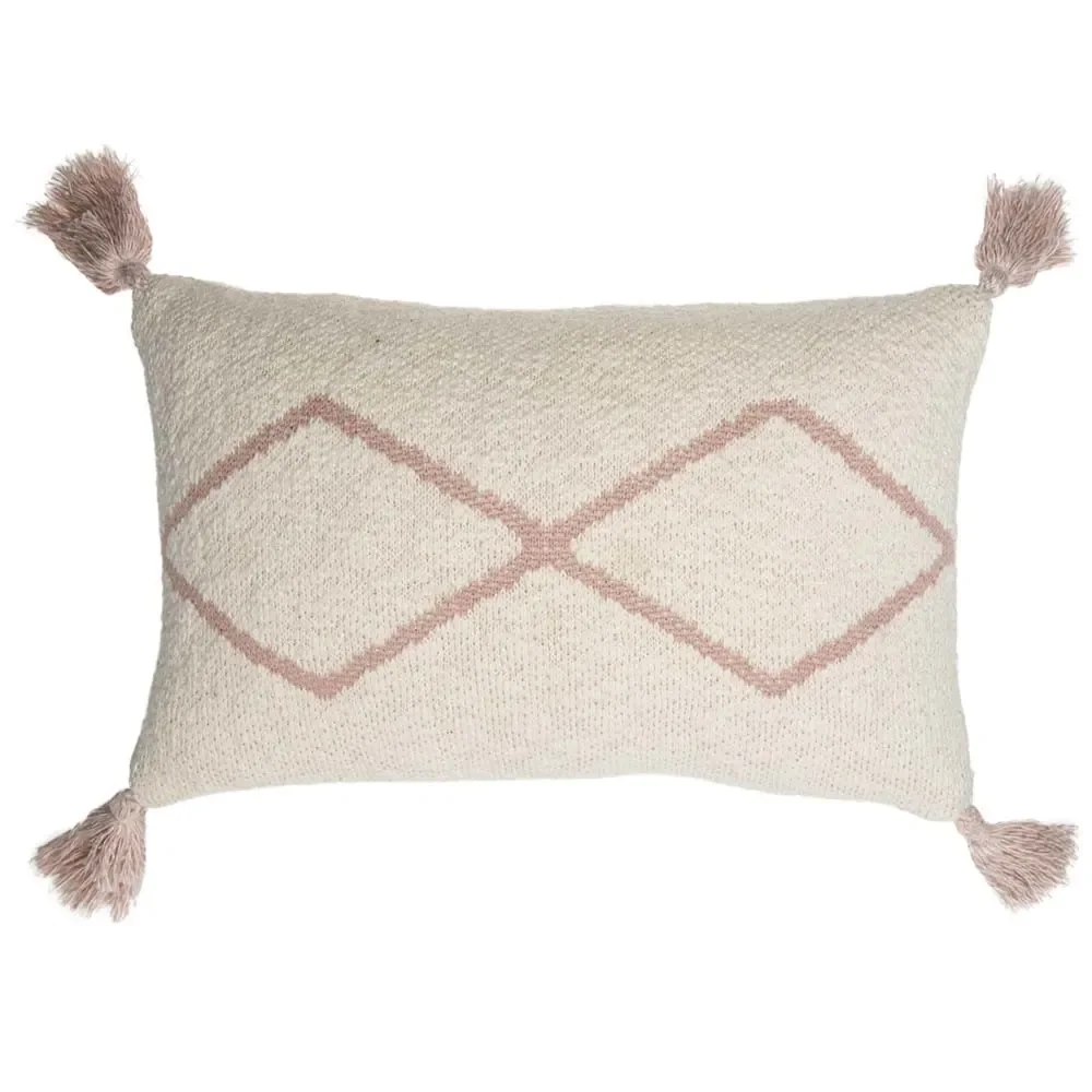 Lorena Canals Strickkissen „Oasis“, klein, rosa
