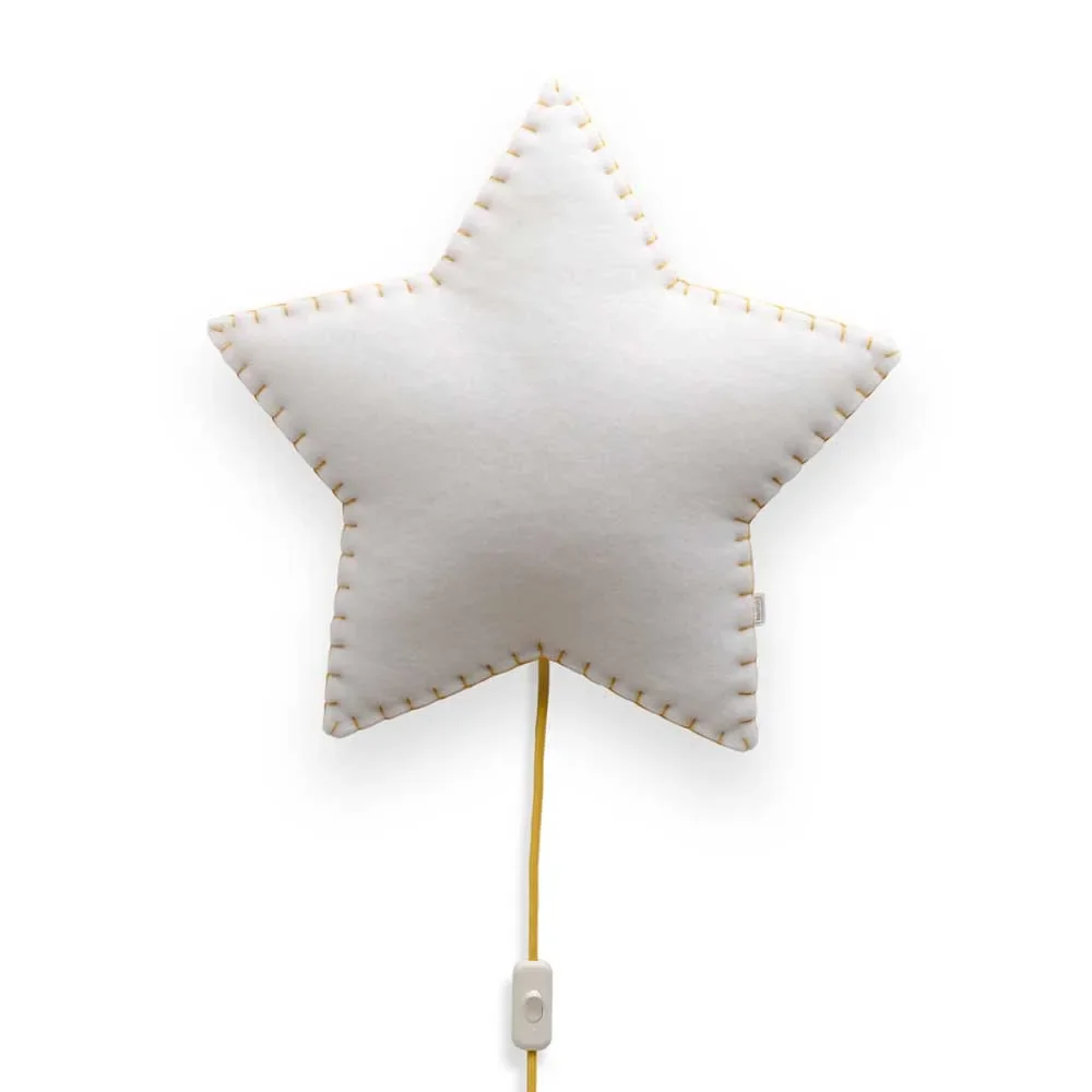 "Buokids Softlampe Nachtlicht/Wandlampe Stern, Farbe der Naht: pink; Ausführung: Wandlampe image"