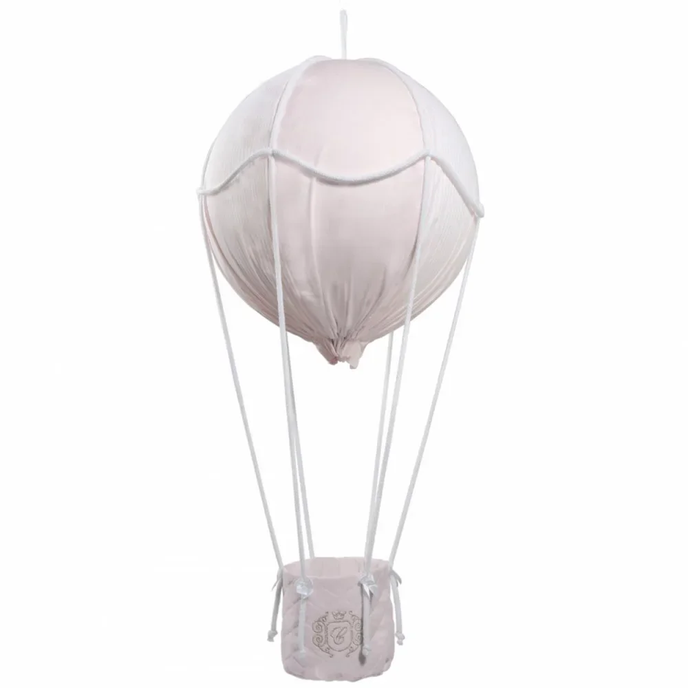 "Caramella Deko Heissluftballon goldenes Emblem rosa, Ausführung: klein image"