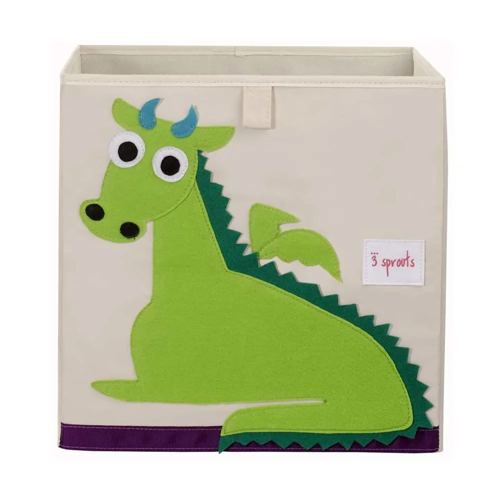 "3 Sprouts Spielzeugkorb Drache image"