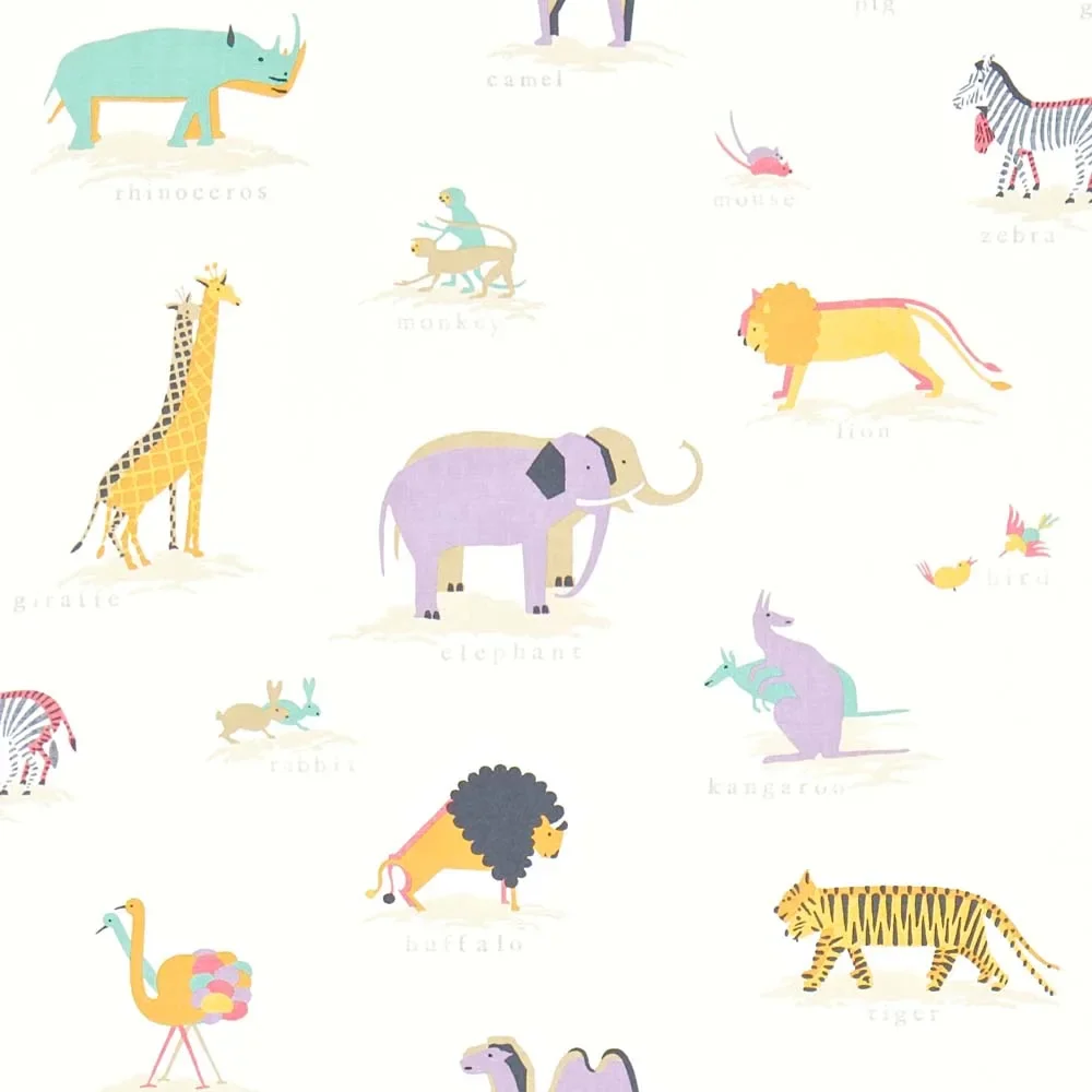 Little Sanderson Abracazoo Tapete Safari Tiere