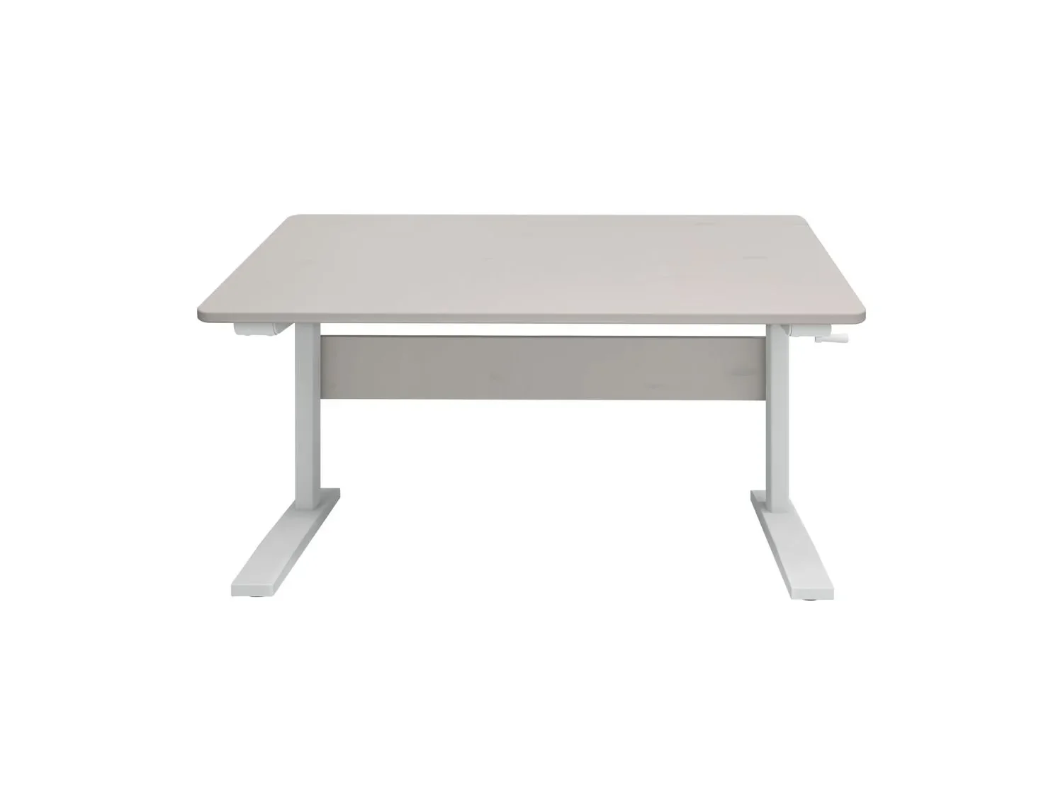 "Flexa Schreibtisch - Classic, 54x120 cm, Farbe: Grau gekalkt/Weiß image"