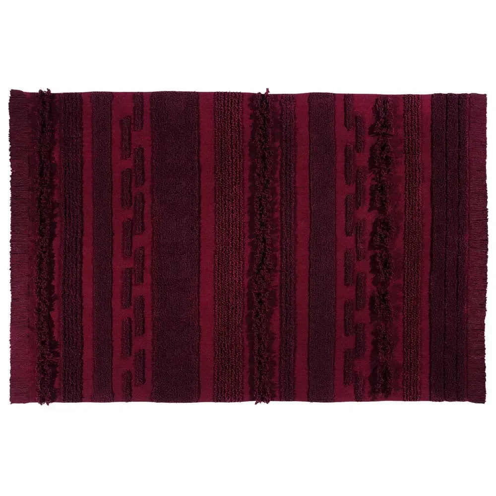 Lorena Canals Teppich Air rot 140 x 200 cm