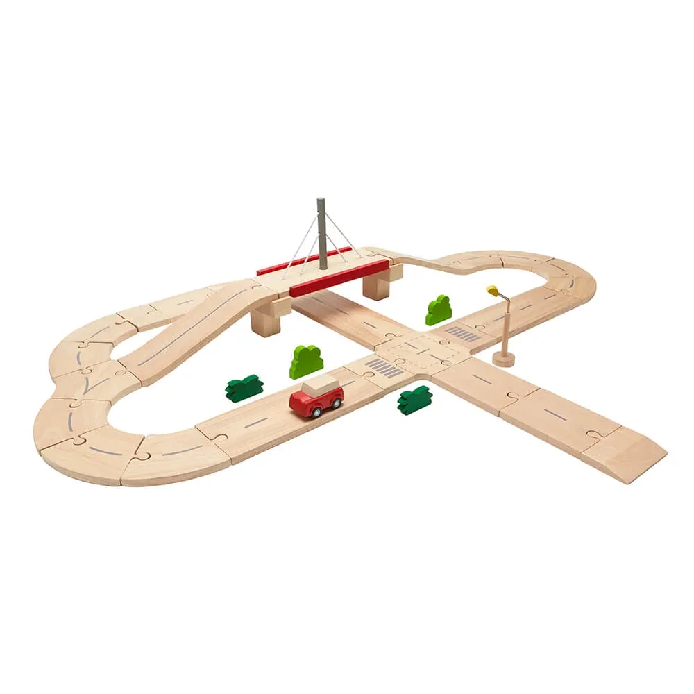 "Plan Toys Straßensystem Holz image"