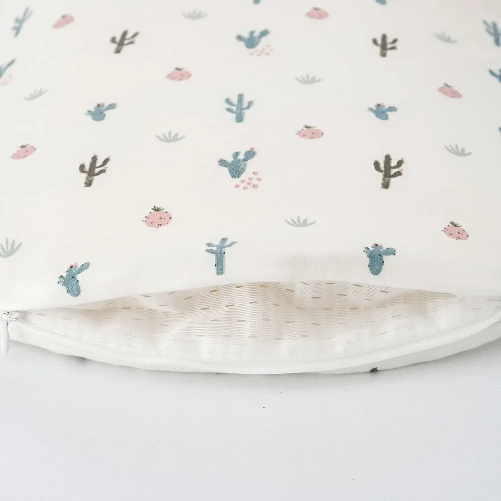 "Träumeland Liebmich Baby Schlafsack, Schlummersack, Innenschlafsack 3tlg. Set - Kaktusliebe, Grösse: 80/86 image"
