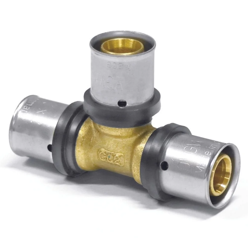 "Pressfitting T-Stück 26x3, für Verbundrohr, DVGW zertifiziert image"