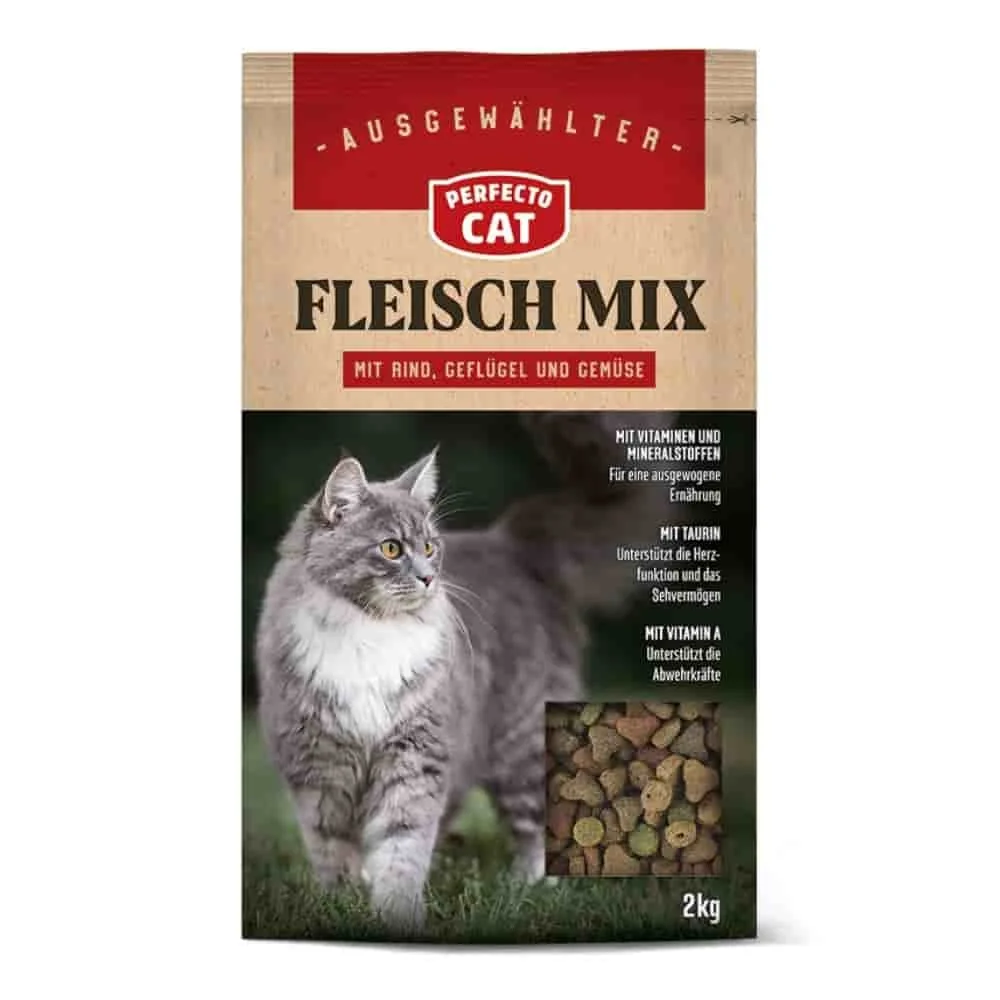 "Katzenfutter Perfecto Cat Classic Fleisch-Mix 2kg image"