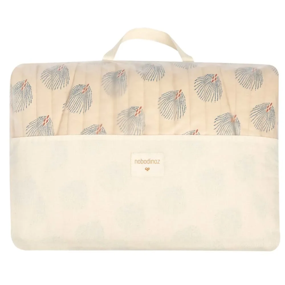 Baby bouncer cover, replacement cover - Nobodinoz, Gatsby Blue Cream