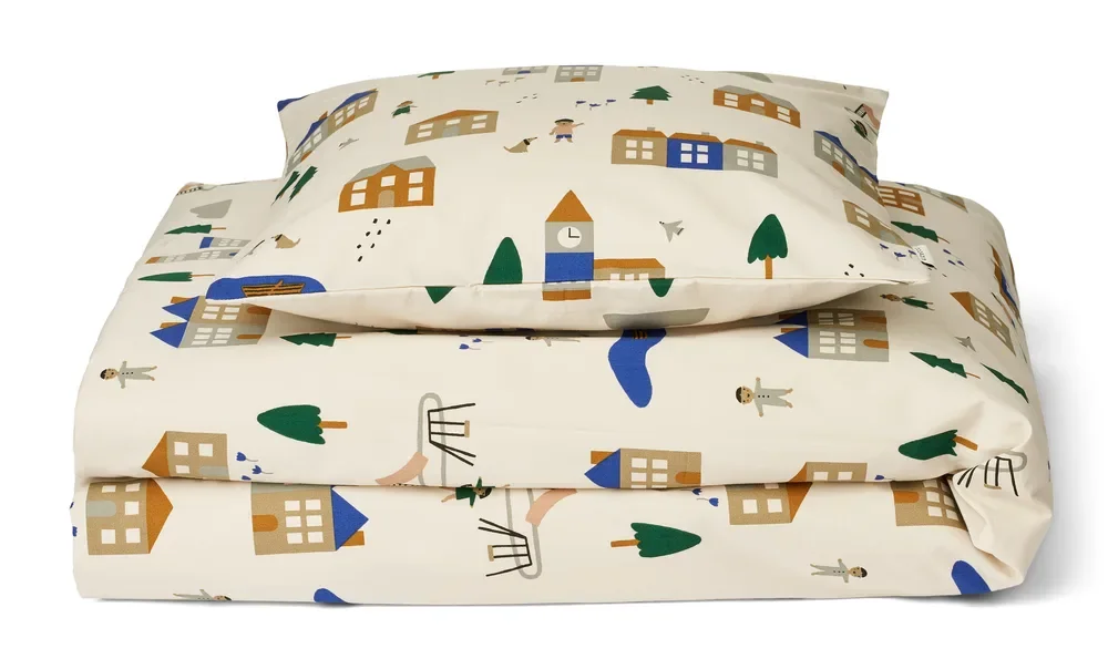 Liewood Bettwäsche, Bettdecken - Ingeborg, Farbe: Downtown / Sandy
