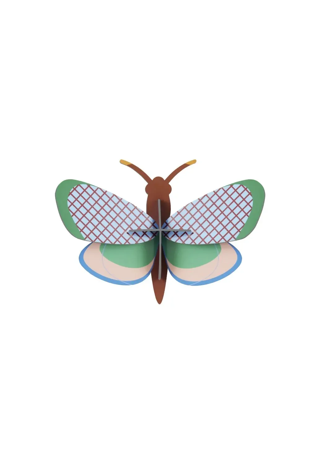 "Studio ROOF Ornament, Bastel-Set, 3D Wandobjekt - Gitterschmetterling image"