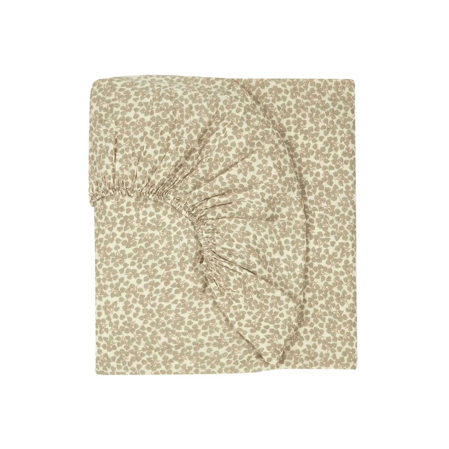 "Nobodinoz WABI SABI Spannbettlaken, Spannbettuch, Kinderbettlaken, 70 x 140 cm, Farbe: Lichtgroen Yumiko image"