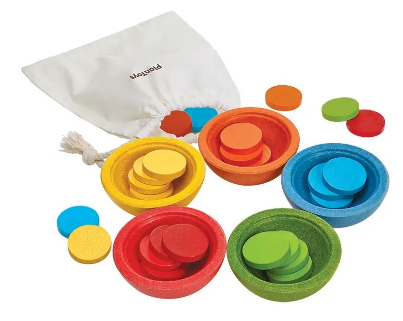 Plan Toys - Sortierspielzeug - Sortieren & Spielen, Gummibaumholz