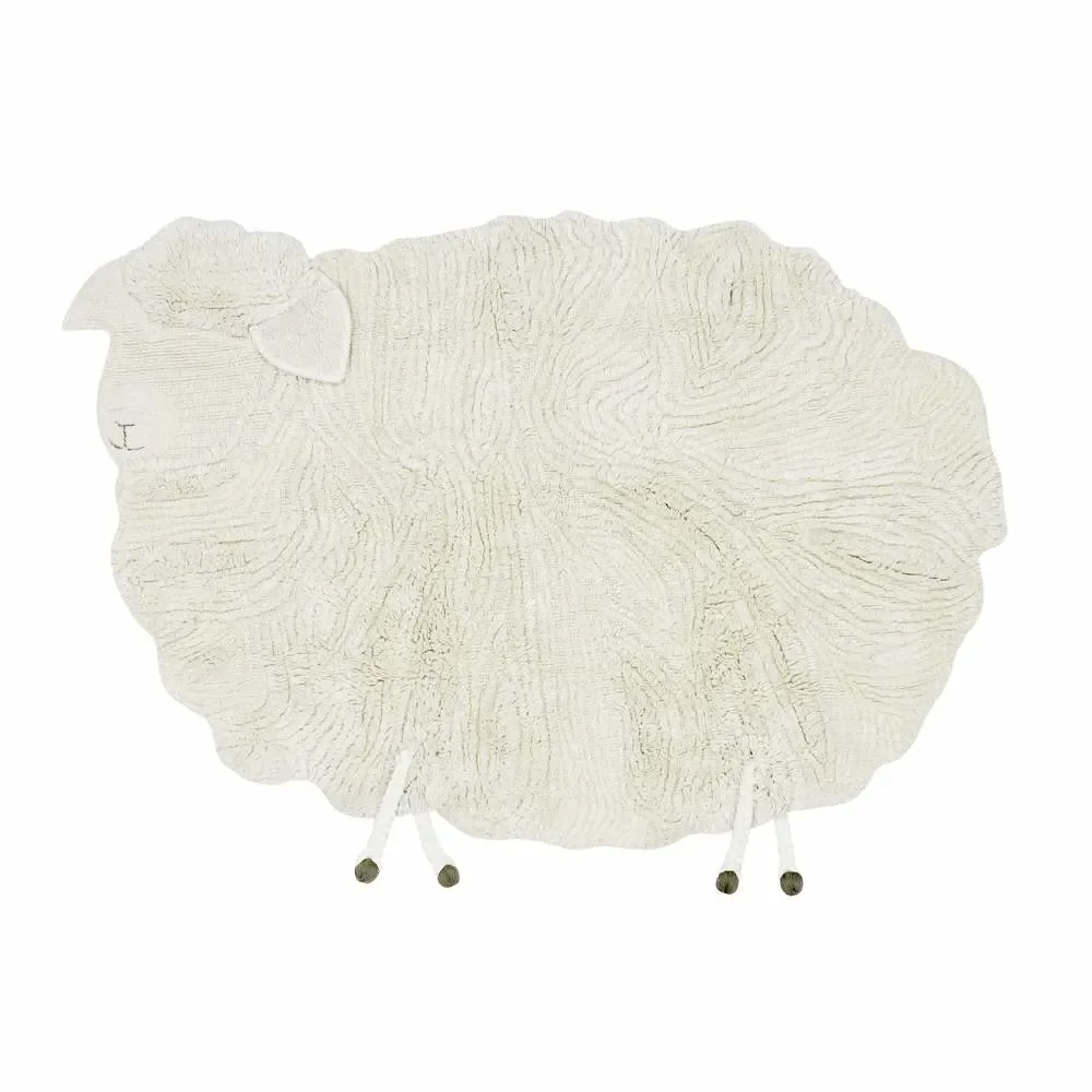 Lorena Canals waschbarer Wollteppich Pink Nose Sheep