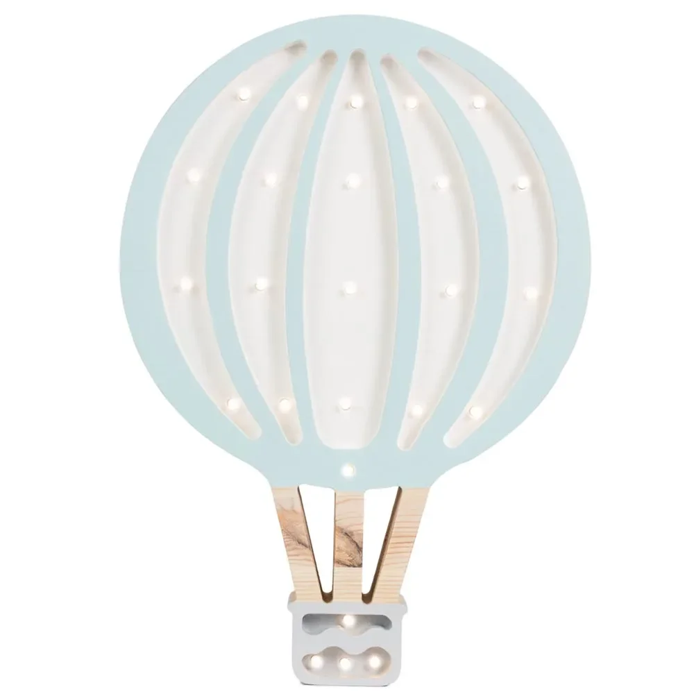 "little lights Led Deko Kinderlampe Heissluftballon senfgelb image"