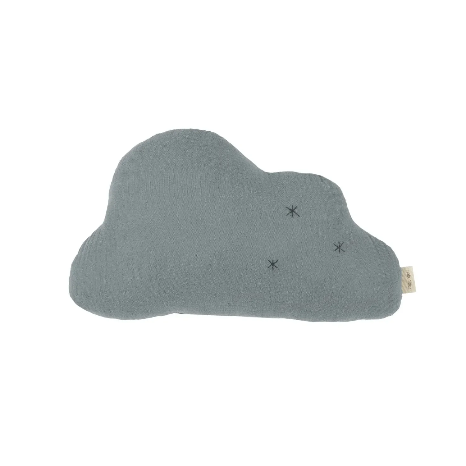 "Nobodinoz WABI SABI Wolkenkissen, Babykissen, 37 x 25 cm, Farbe: Azurblau image"