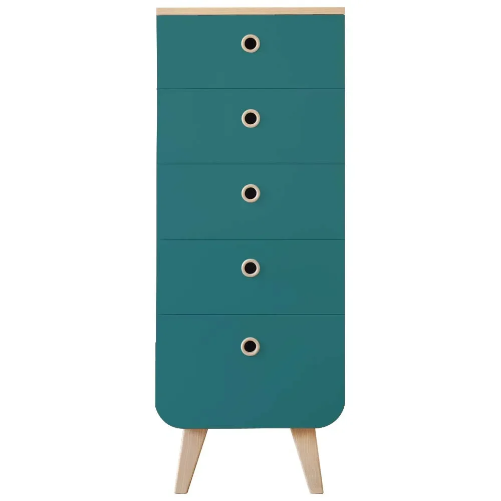 "Laurette Chiffonier Kommode Zen, Farbe der Flächen: Bleue canard image"