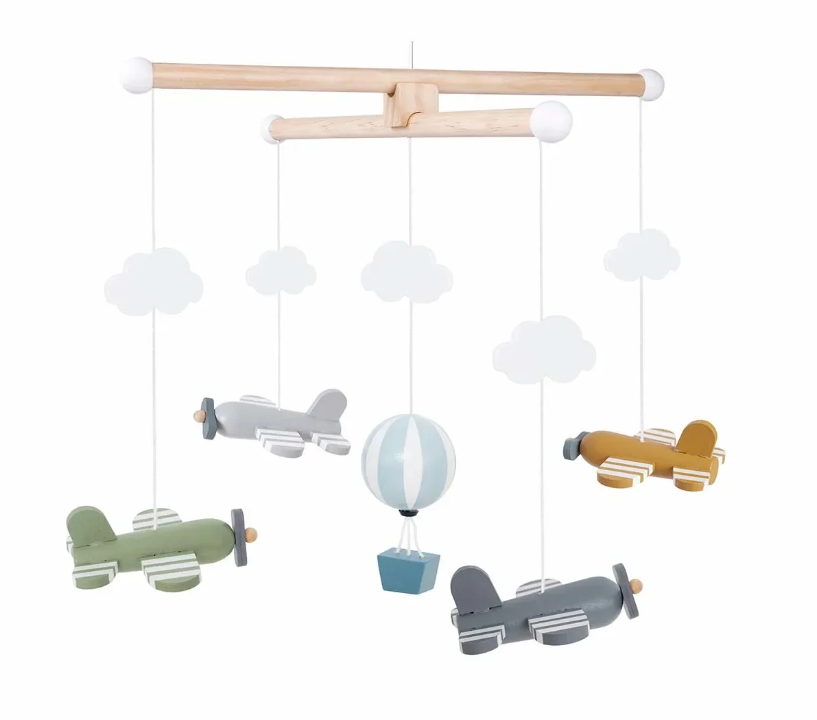 "Jabadabado Baby Mobile, Mobile Holz - Flugzeuge image"