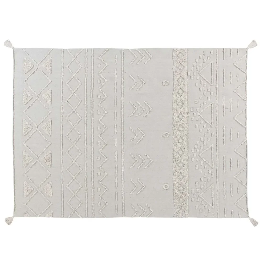 "Lorena Canals waschbarer Baumwollteppich "Tribu" natur, Teppichgrösse: 170 x 200 cm image"