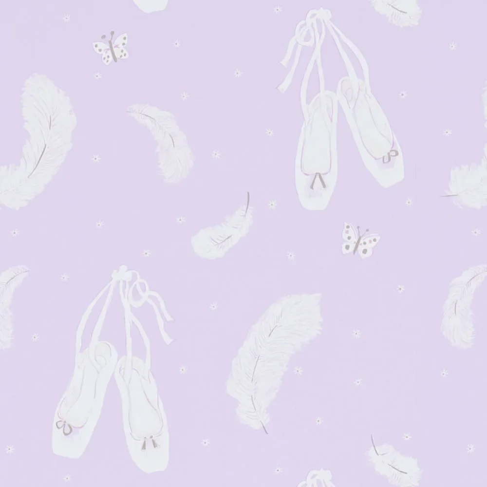 Little Sanderson Abracazoo Tapete Ballettschuhe lavendel