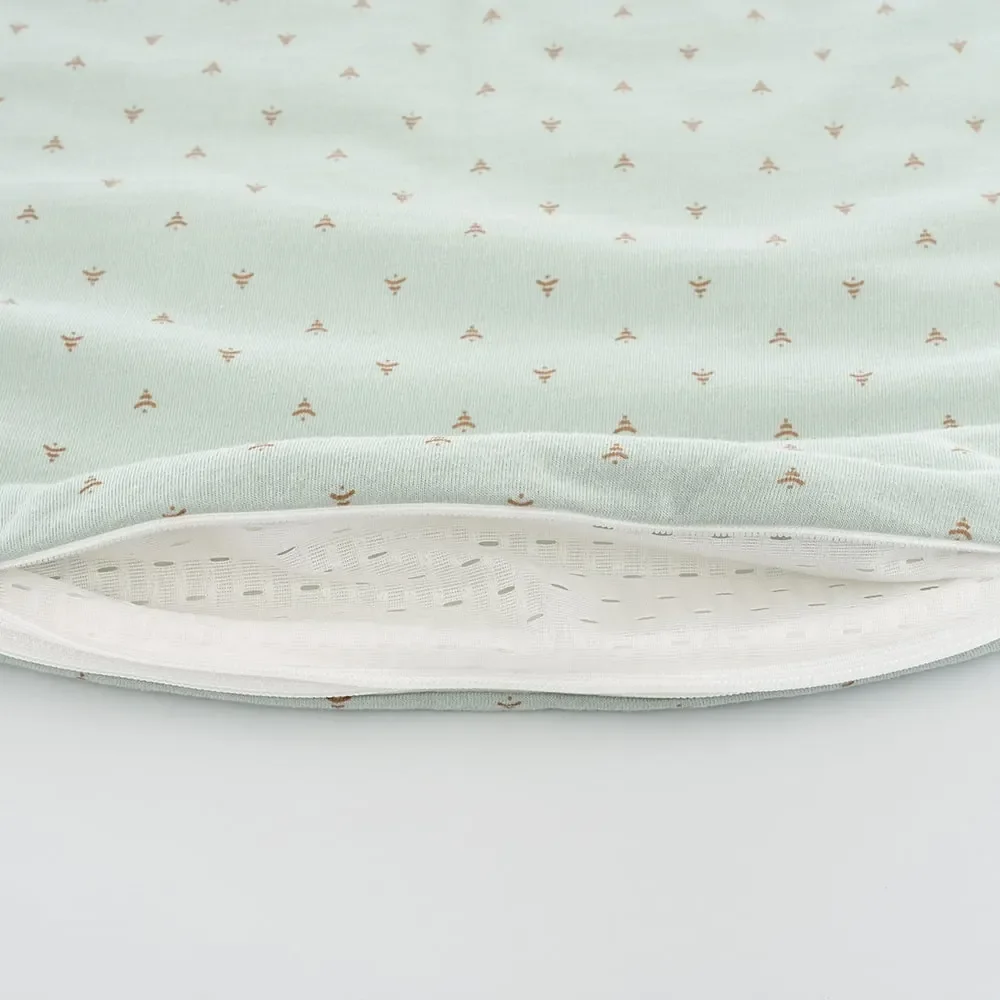 "Träumeland Liebmich Baby Schlafsack, Schlummersack, Innenschlafsack - Twister grün, Grösse: 62/68 image"