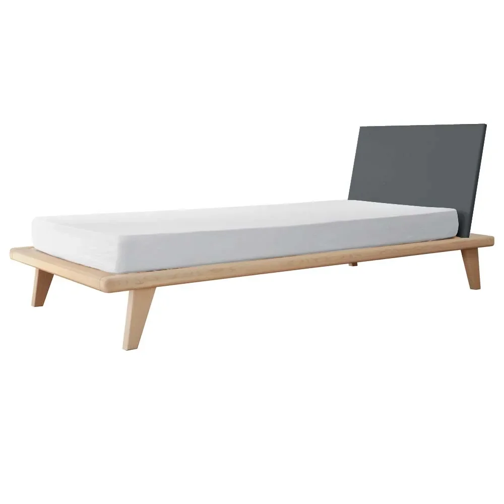 "Laurette Kinderbett Zen 100 x 200, Farbe der Flächen: Charbon image"