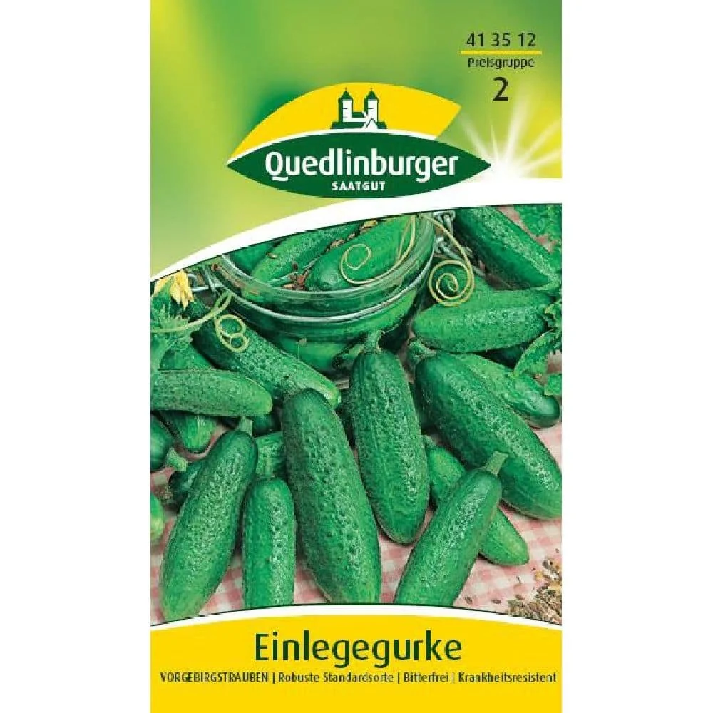 "Einlegegurken Saatgut, Vorgebirgstrauben, Gurken Freiland, Samen image"