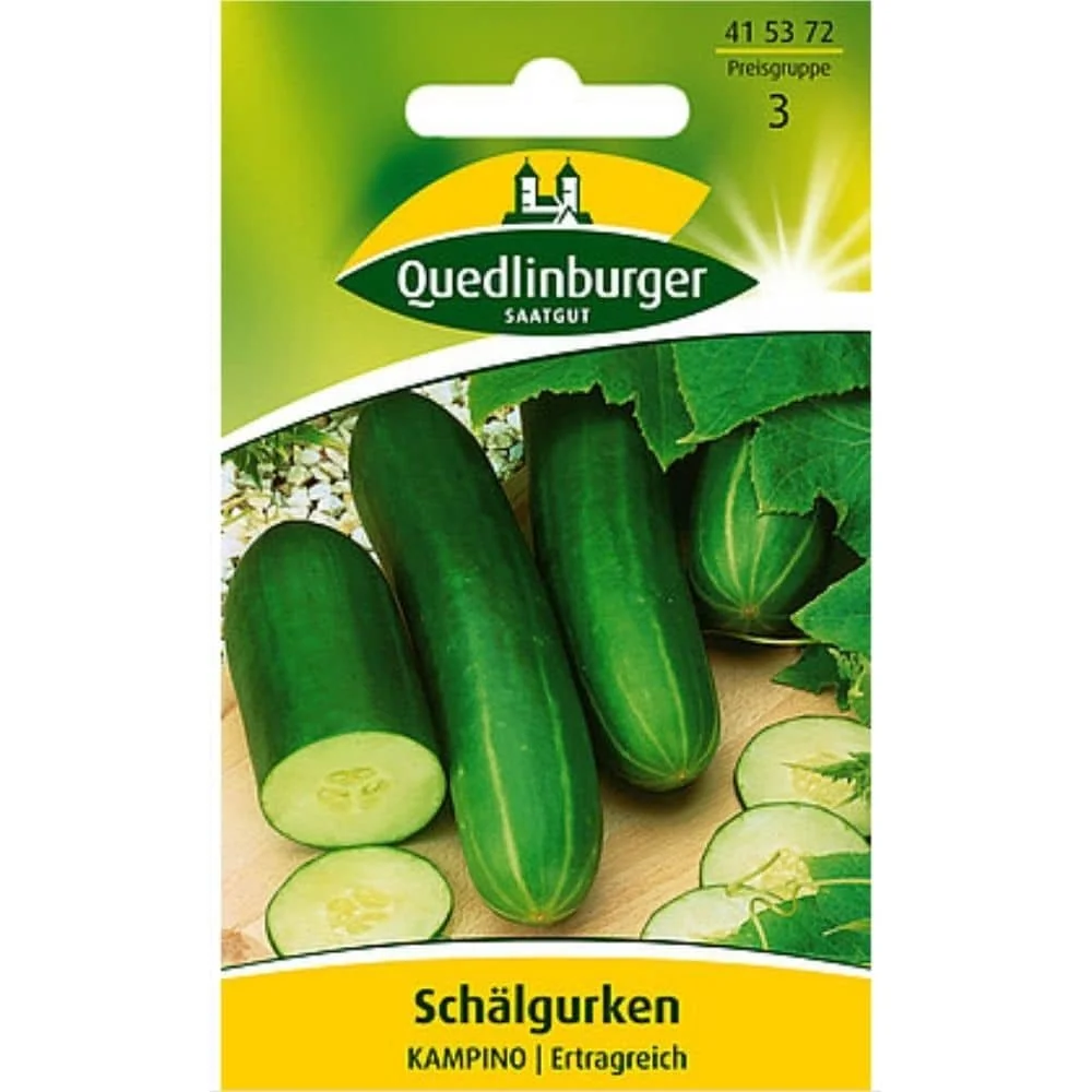 "Schälgurke Kampino, Saatgut für Einlegegurken & Freiland Anbau image"