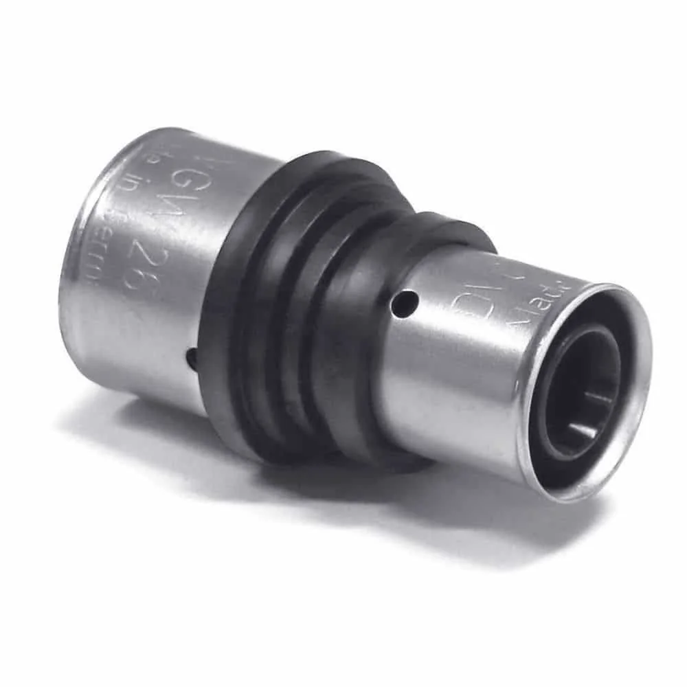 "Pressfitting Kupplung, PPSU, reduziert 32mm x 3 - 26 x 3 image"