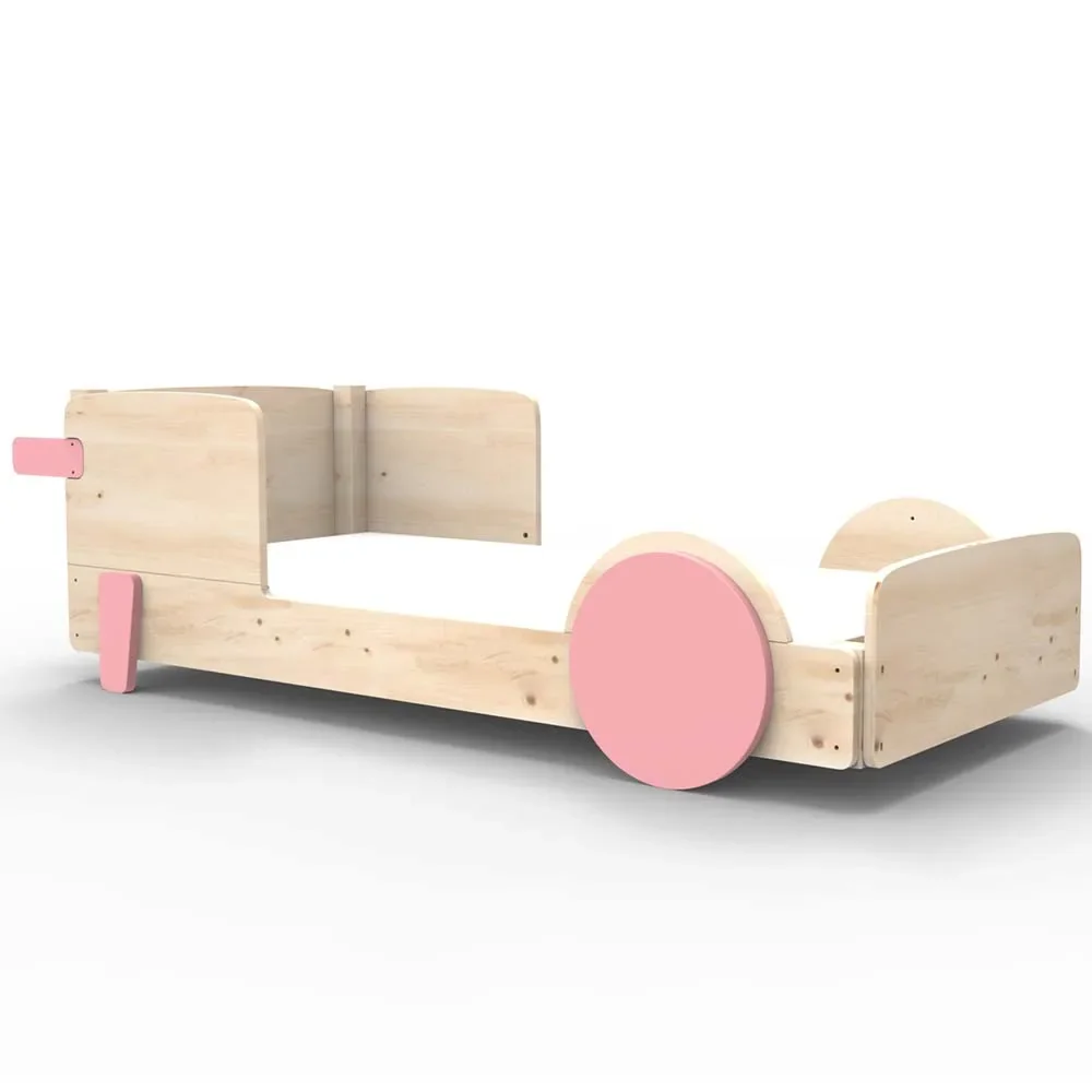 "Mathy by Bols Einzelbett "Discovery", Farbe Elemente: light pink image"
