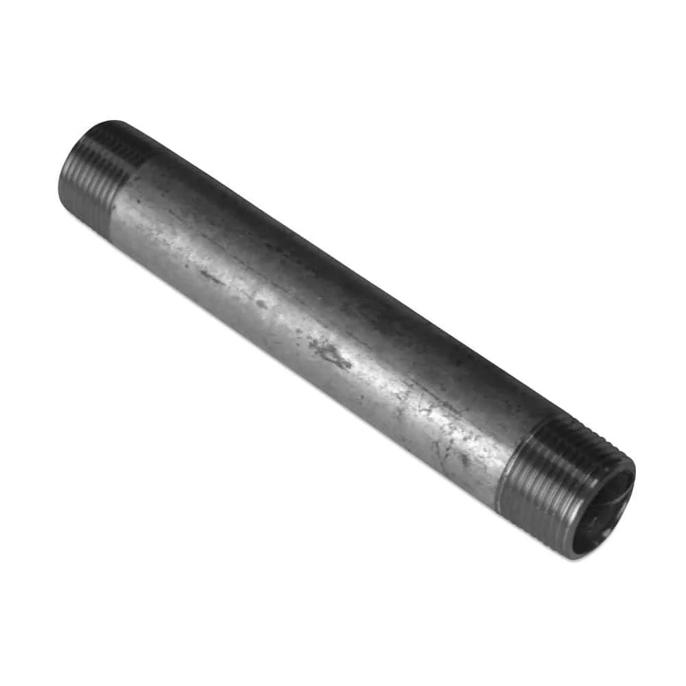 "Gewindefitting Rohrnippel verzinkt 2" AG x 2" AG 150 mm image"