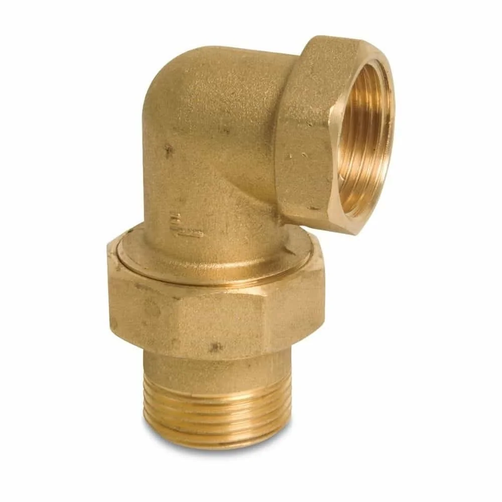 "Gewindefitting Messing Radiator Winkelstück 90° 3/4" IG x 3/4" AG Typ Konischdichtend image"