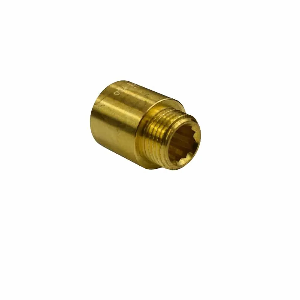 Hahnverlängerung, Gewindefitting Messing, 3/4 Zoll, Sanitärfitting