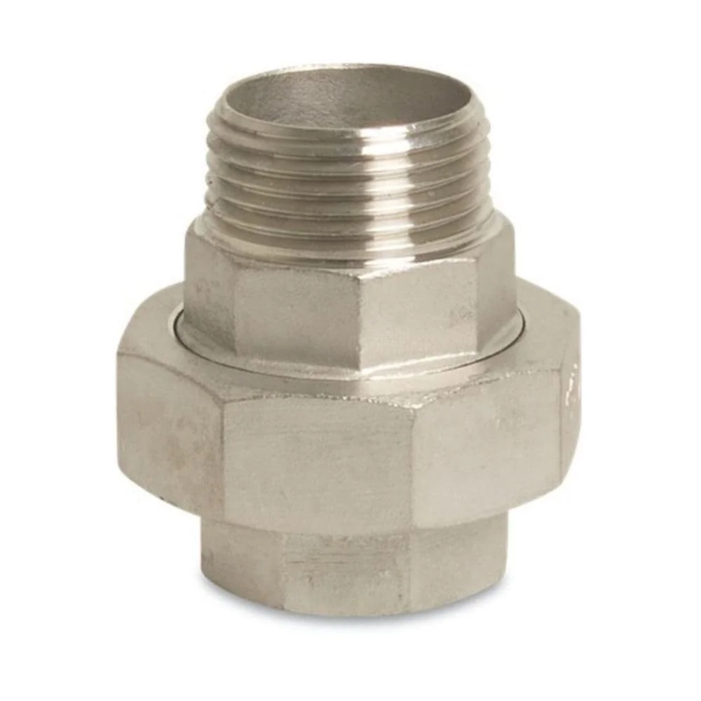 "Gewindefitting Edelstahl Verschraubung 1 1/2" IG x 1 1/2" AG Typ konisch image"