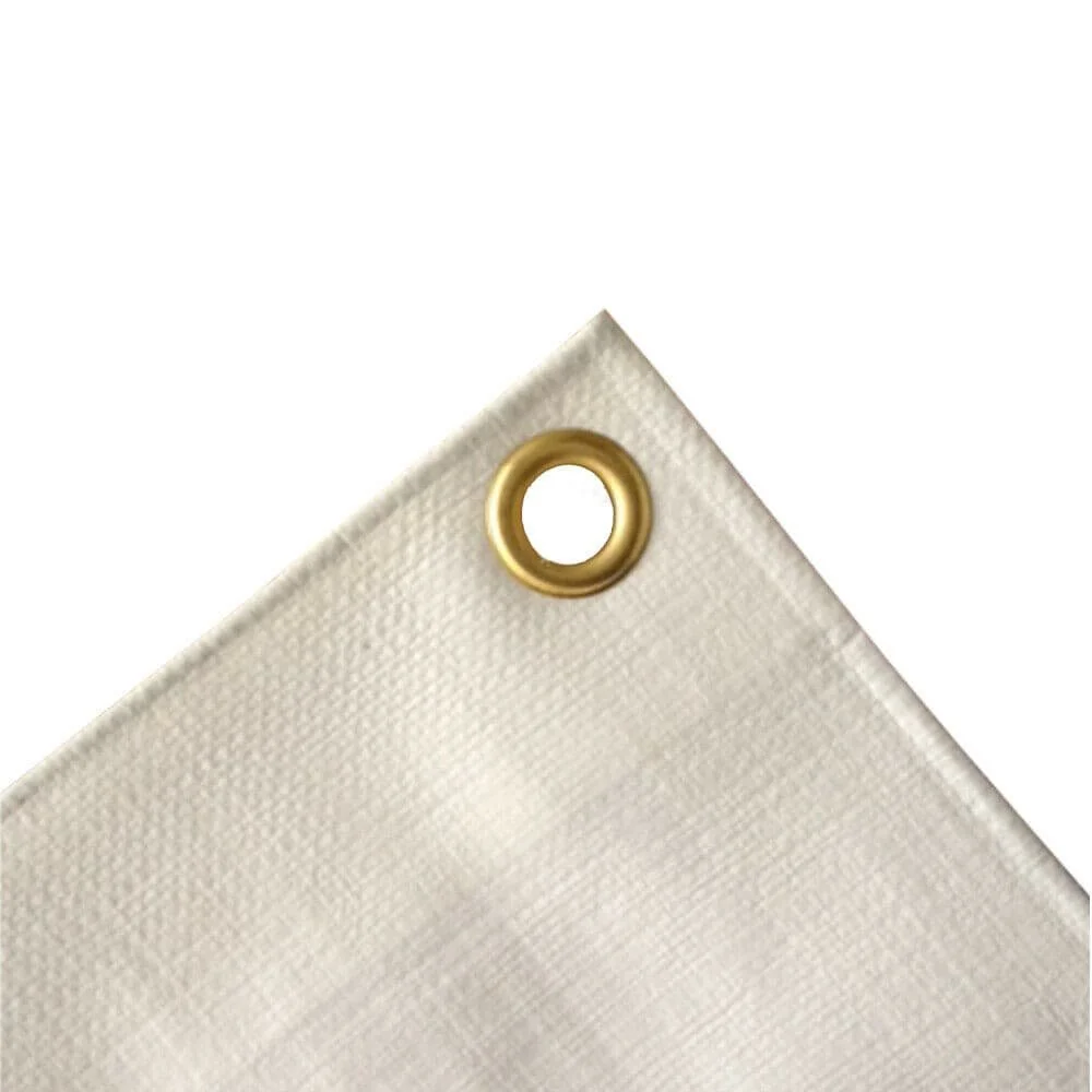 "Abdeckplane 280g/m², 4x6m, 24m², weiß, wasserdicht und UV-stabil image"