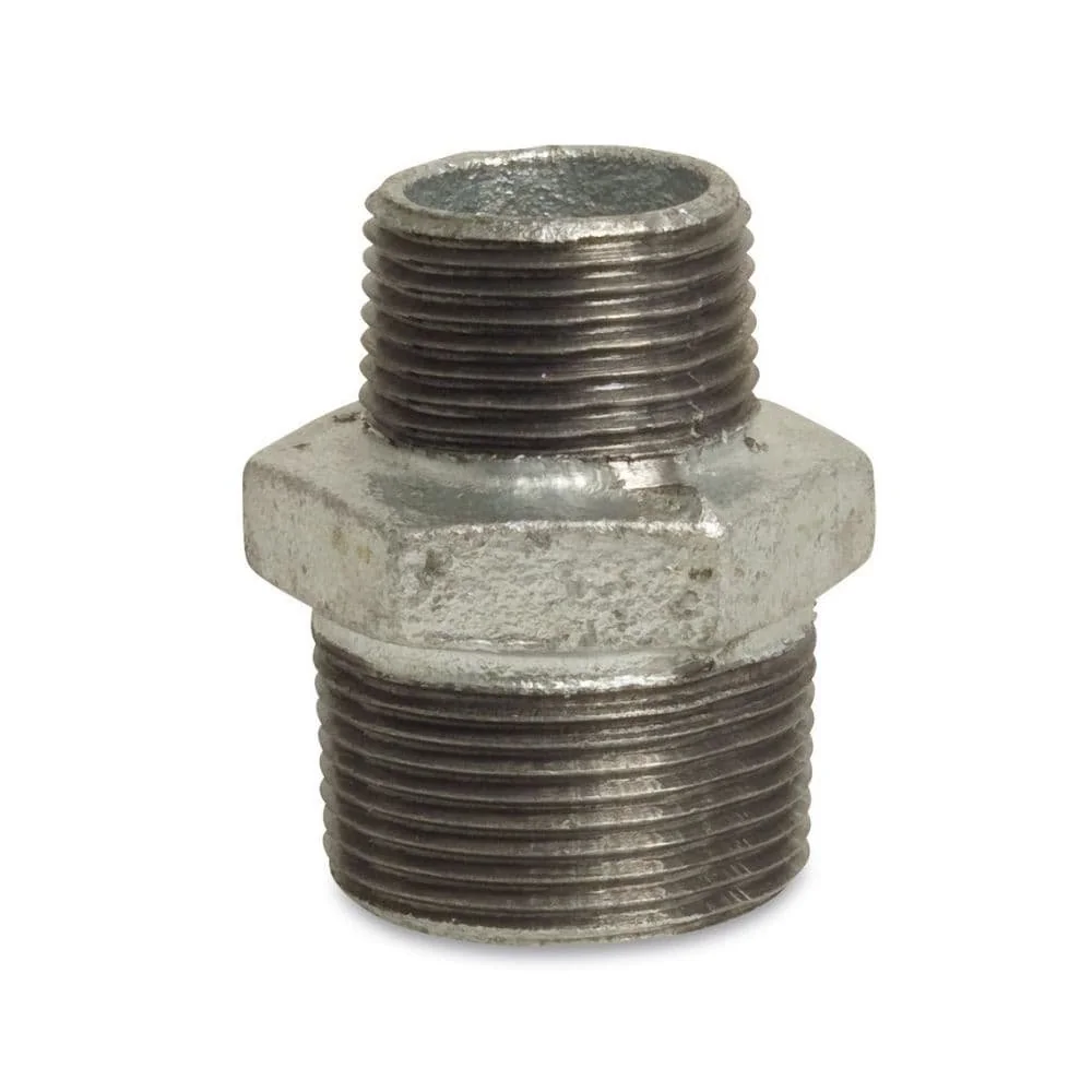 "Gewindefitting Temperguss Reduziernippel 1 1/4" AG x 1" AG image"