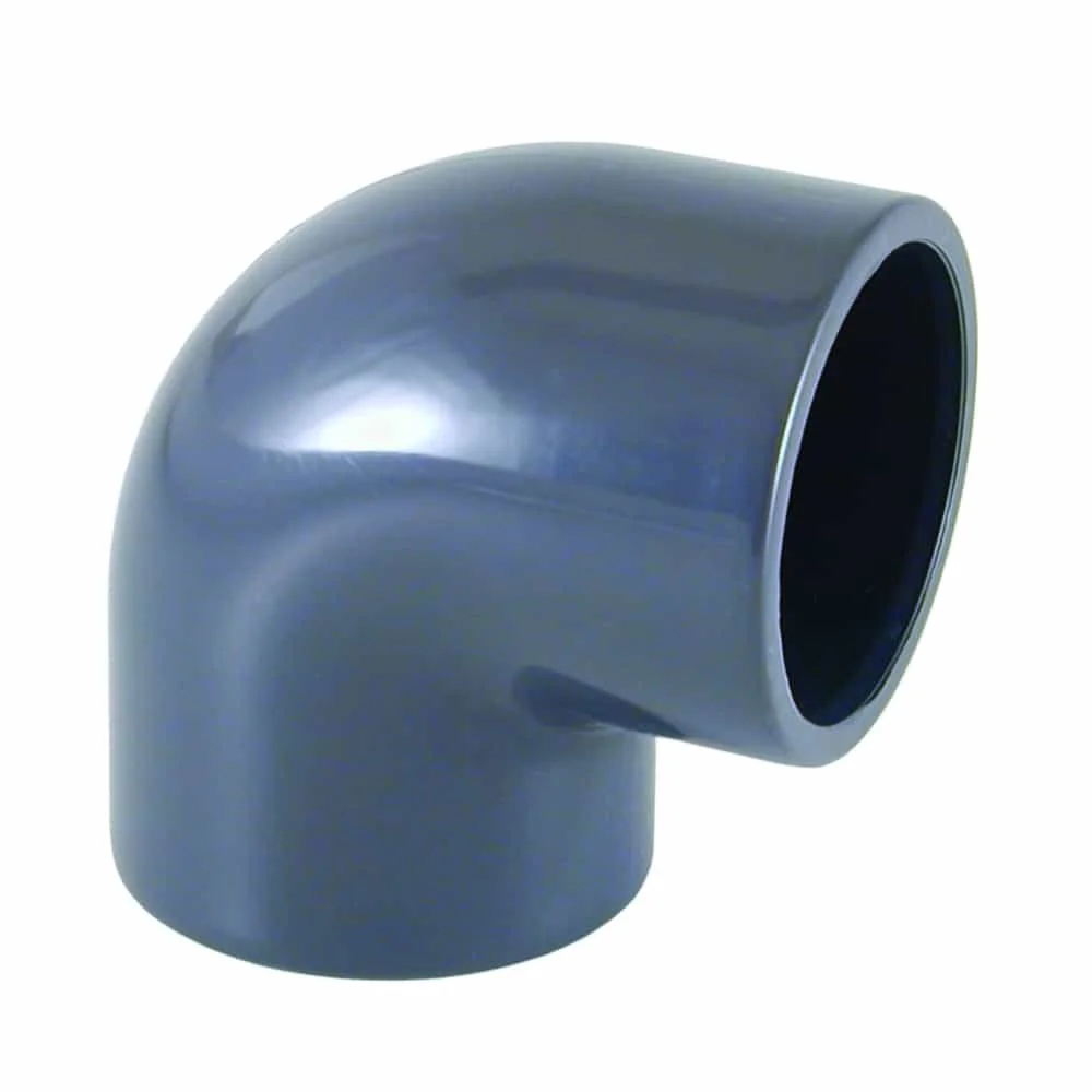 "PVC Winkel 90 Grad, PVC-U Winkel, 63 mm Muffe PN16 image"