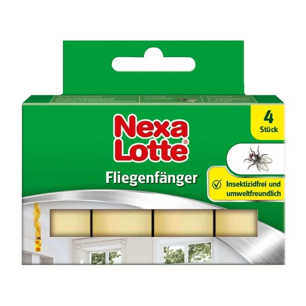 "Fliegenfänger 4 Stk., Klebefalle, insektizidfrei image"