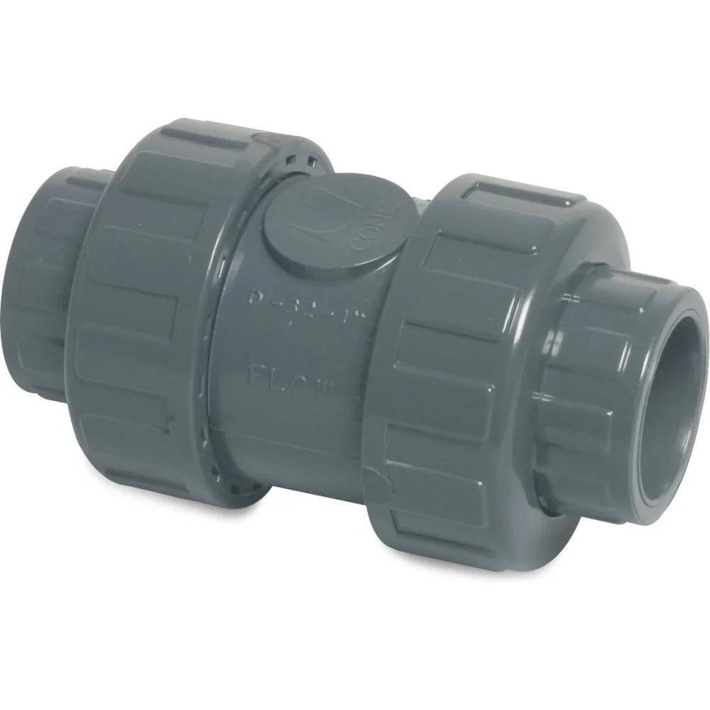 Rückschlagventil 40mm, PVC-U, Klebemuffe, Feder, DN32