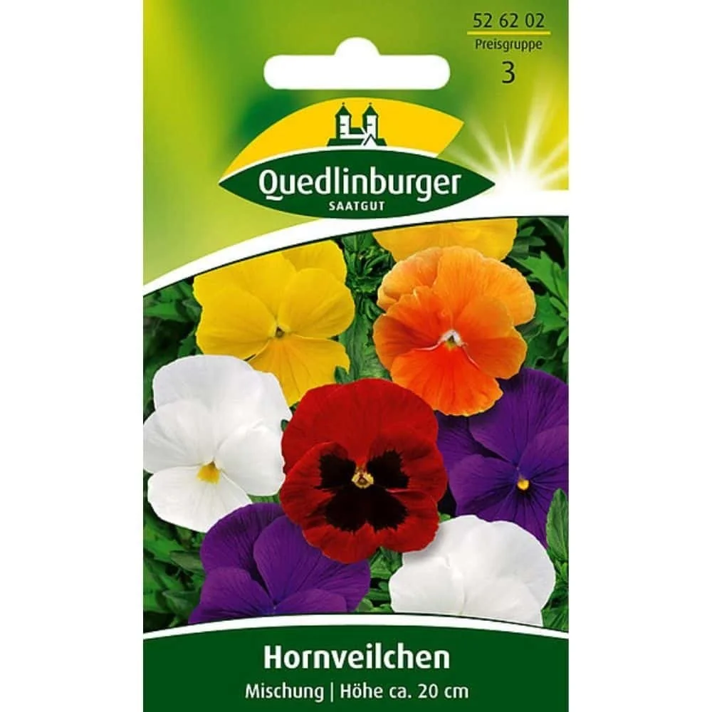 Violas, hybrid mix, mini pansies, biennial