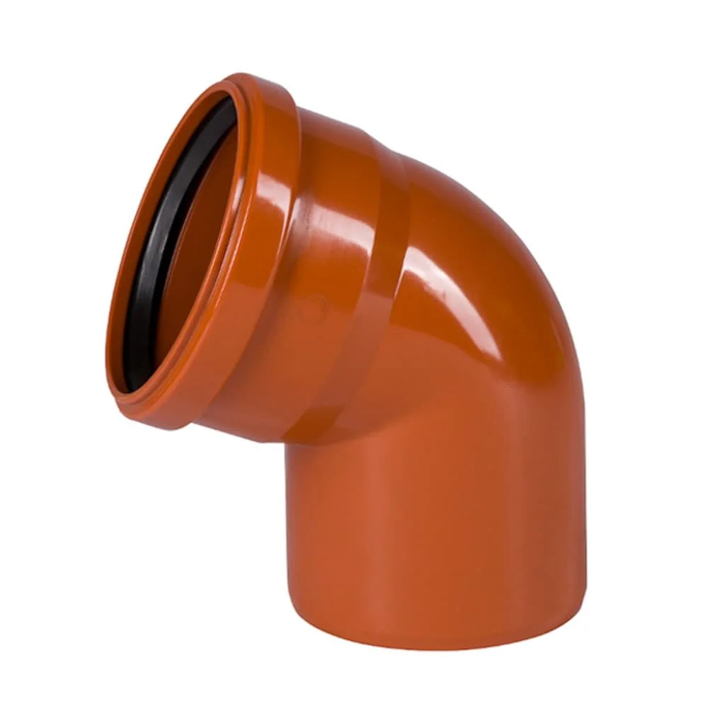 "KG Bogen 160, DN 160, 67 Grad, Abwasserrohrbogen image"