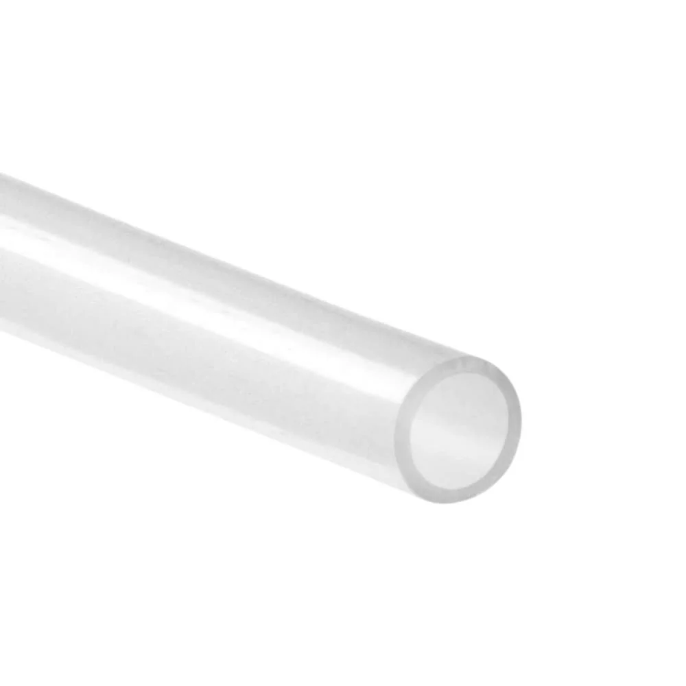 "Silikonschlauch 14,0 x 18,0 mm IØ x AØ - 60° +/- 5° Shore A; transparent BfR &amp; FDA konform image"