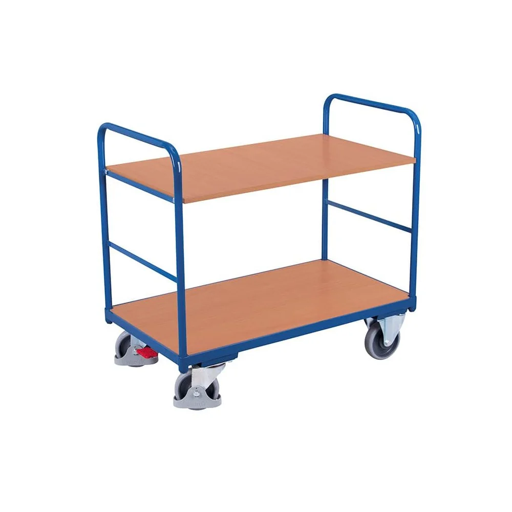 "Etagenwagen 2 Böden, 250kg Traglast, Werkstattwagen EasySTOP image"