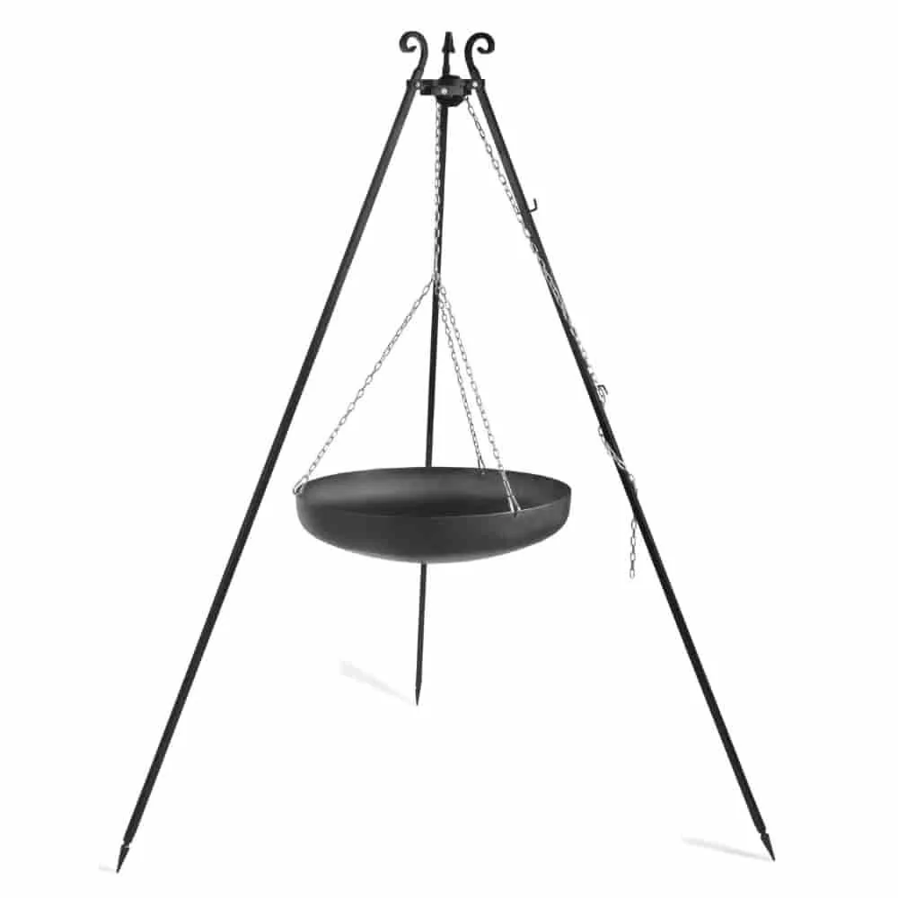 "Feuer Wok, Wok Dreibein, 60 cm, Naturstahl, Outdoor Kochset image"