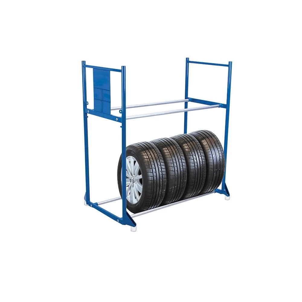 "Reifenregal, stabiles Reifenregal 300 kg, 2 Etagen, 1205x780x1325 mm image"