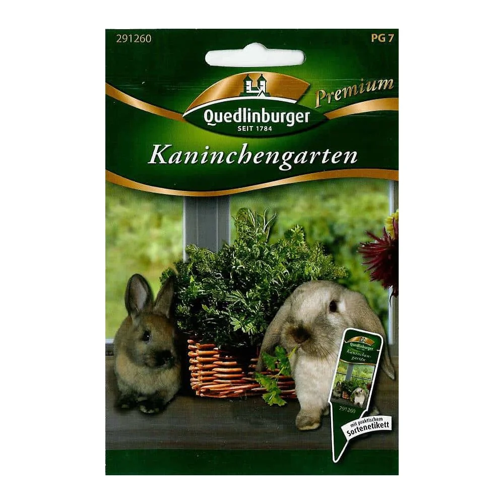 "Kaninchenfutter, Kaninchen Garten, Kaninchen Grünfutter Saatmischung image"