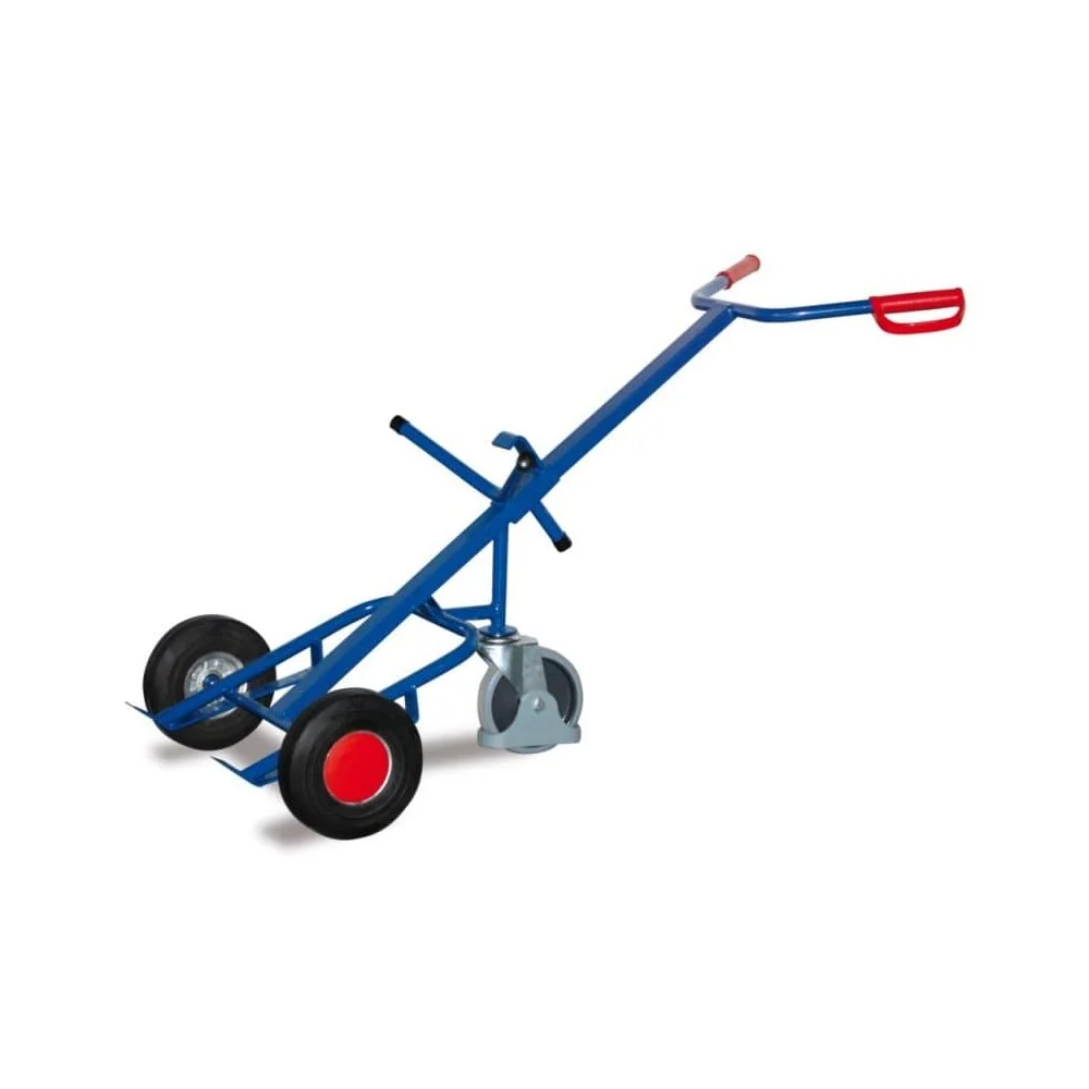 "Fasskarre 250 kg, Luftbereifung, Stützrolle image"