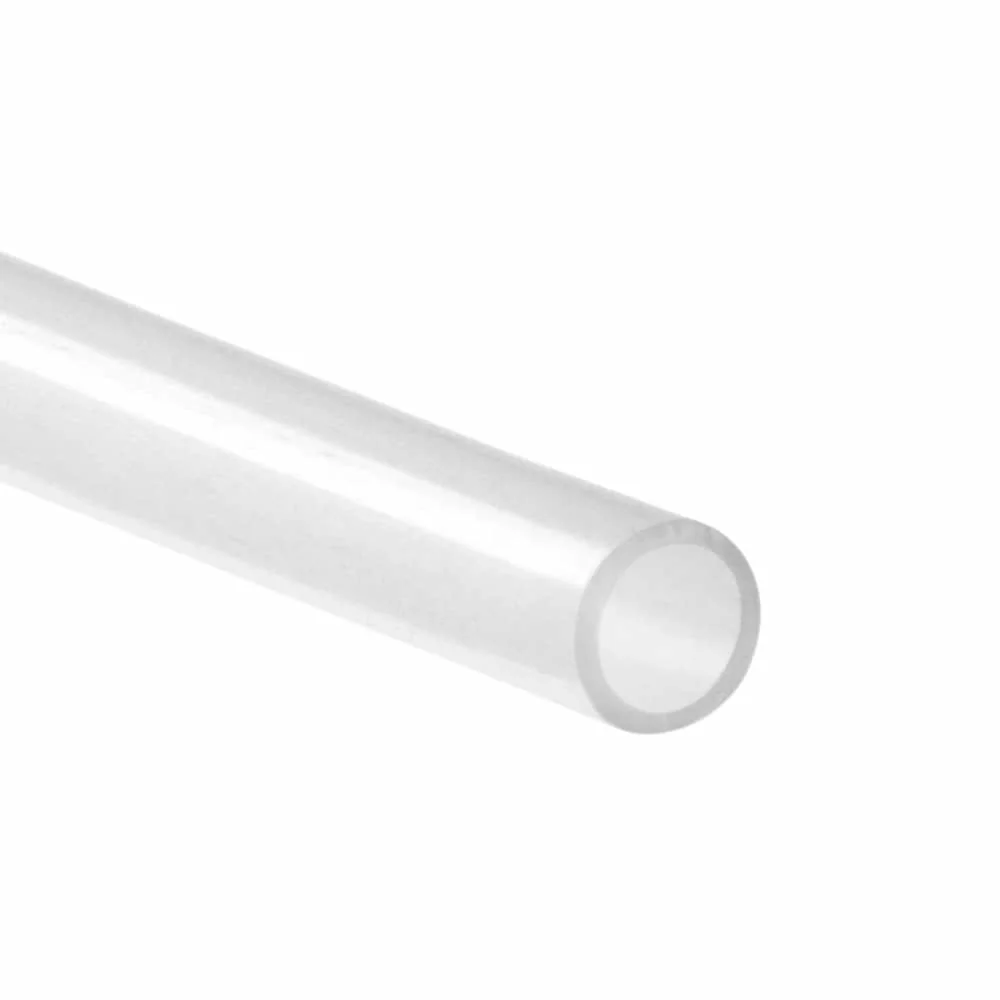 "Silikonschlauch 10,0 x 12,0 mm IØ x AØ - 60° +/- 5° Shore A; transparent BfR &amp; FDA konform image"