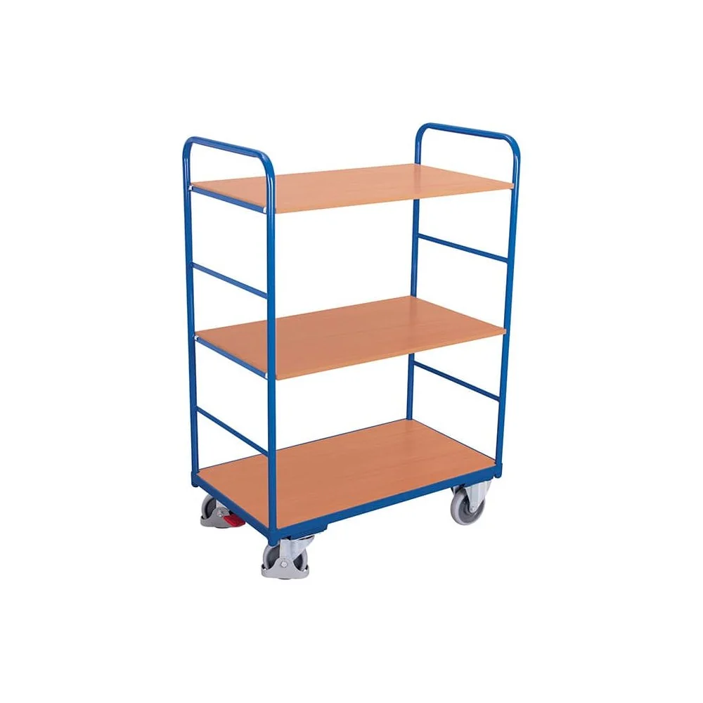 Etagenwagen hoch 5 Böden 250 kg Traglast Typ L + EasySTOP