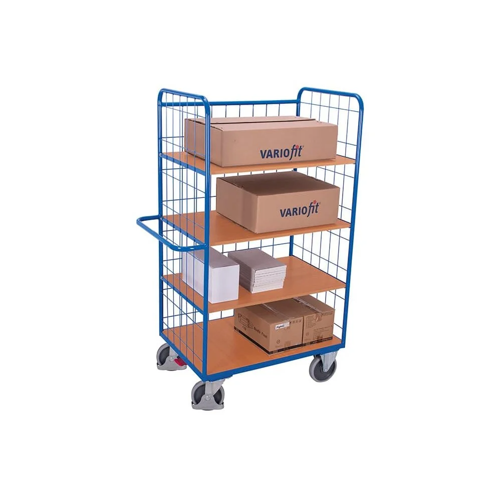 "Etagenwagen, klappbarer Wagen, 3 Böden, EasySTOP, 500kg Traglast image"